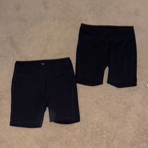 Old Navy Black Biker Shorts